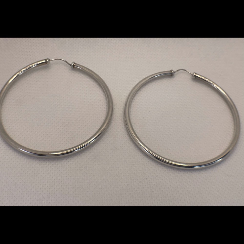 Large hoop earring